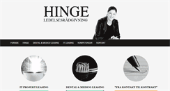 Desktop Screenshot of hinge.nu