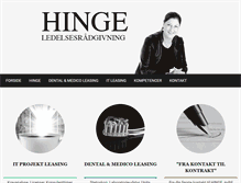 Tablet Screenshot of hinge.nu